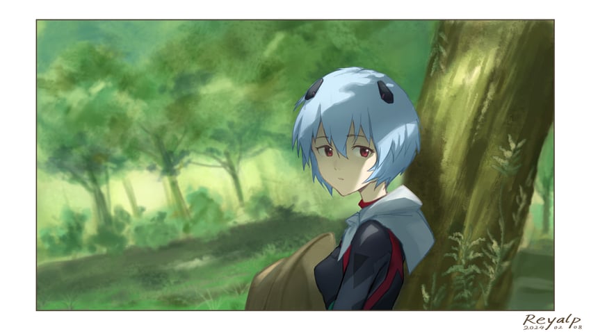 ayanami rei (neon genesis evangelion and 2 more) drawn by reyalp