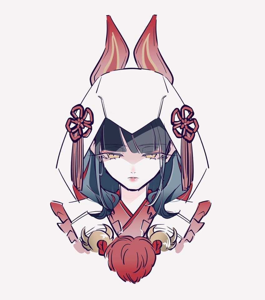 hanayagi kaoruko (monster hunter and 1 more) drawn by gyosite