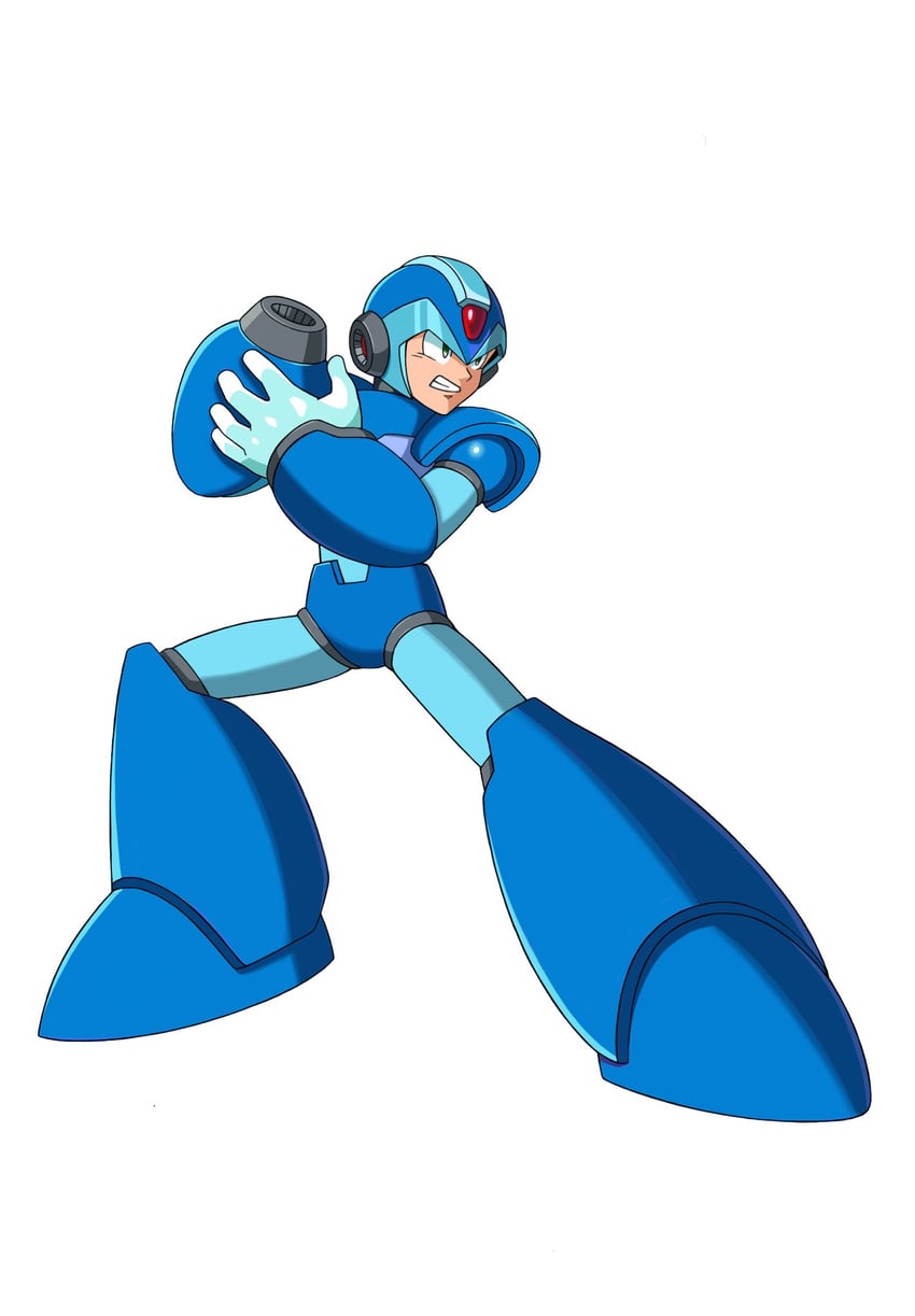 x (mega man and 2 more) drawn by sprinqgueen