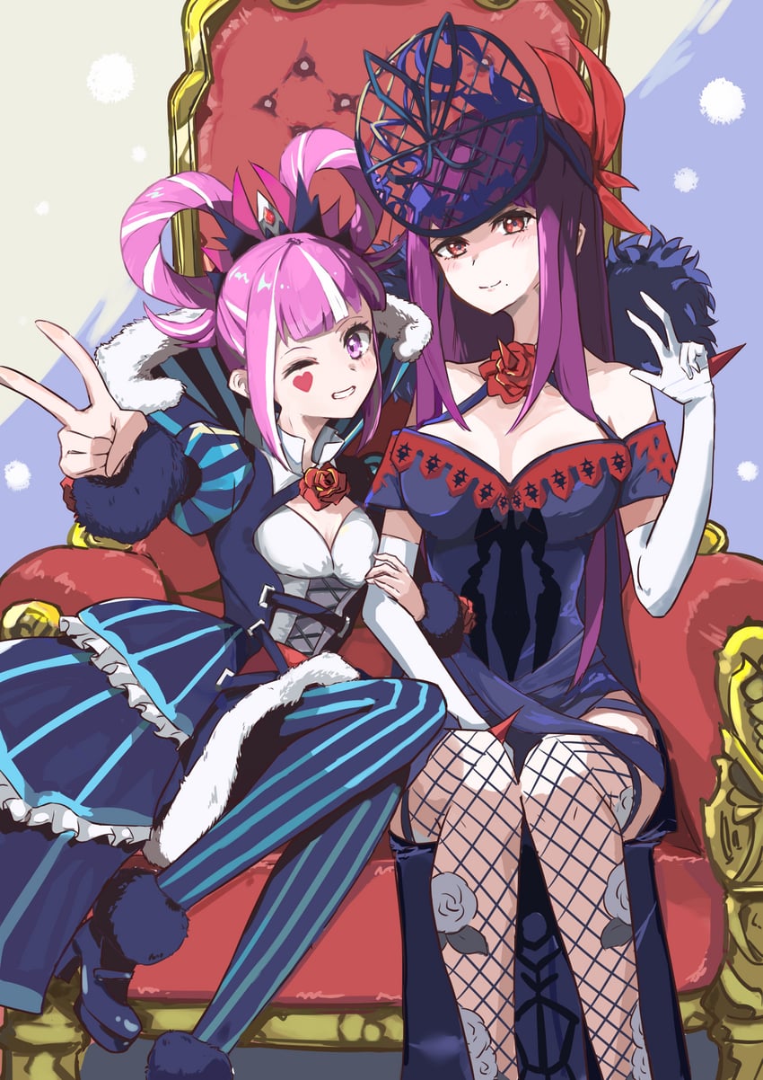 ivy and hortensia (fire emblem and 1 more) drawn by kazami_doriru