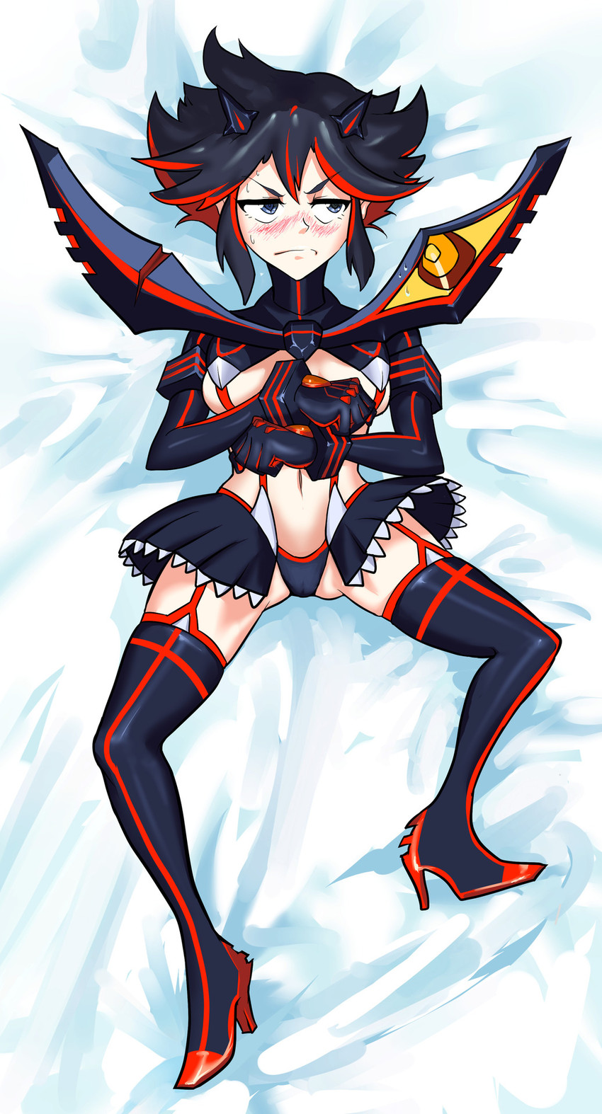 matoi ryuuko (kill la kill and 1 more) drawn by triple-q