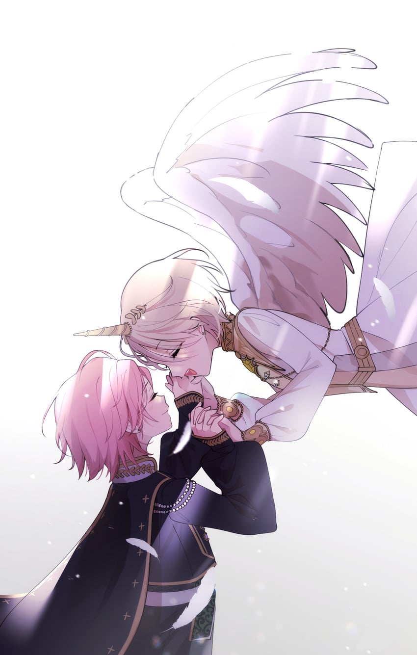 shiratori aira and oukawa kohaku (ensemble stars!) drawn by shisokonbu