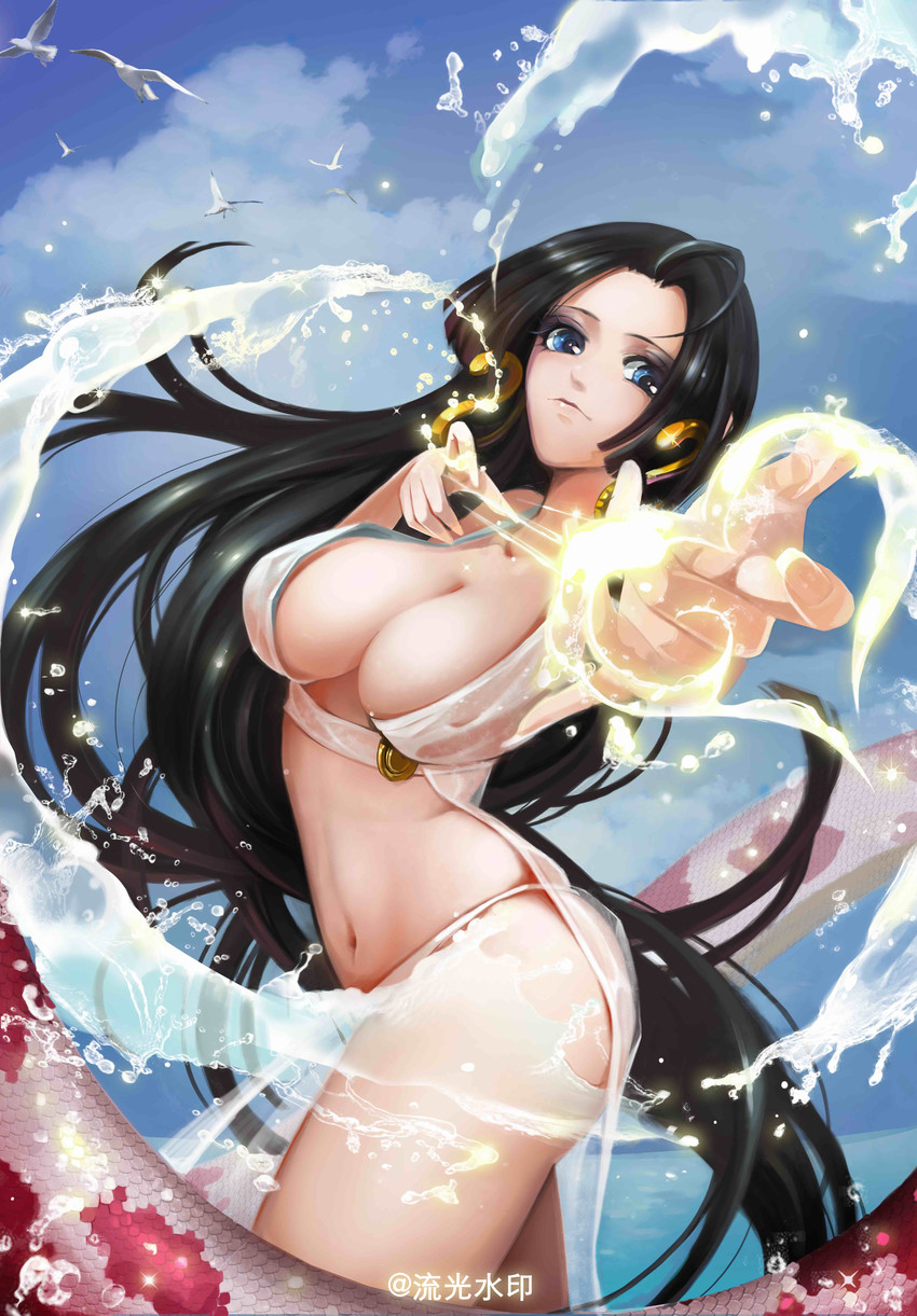 boa hancock and salome (one piece) drawn by liuguang_shuiyin