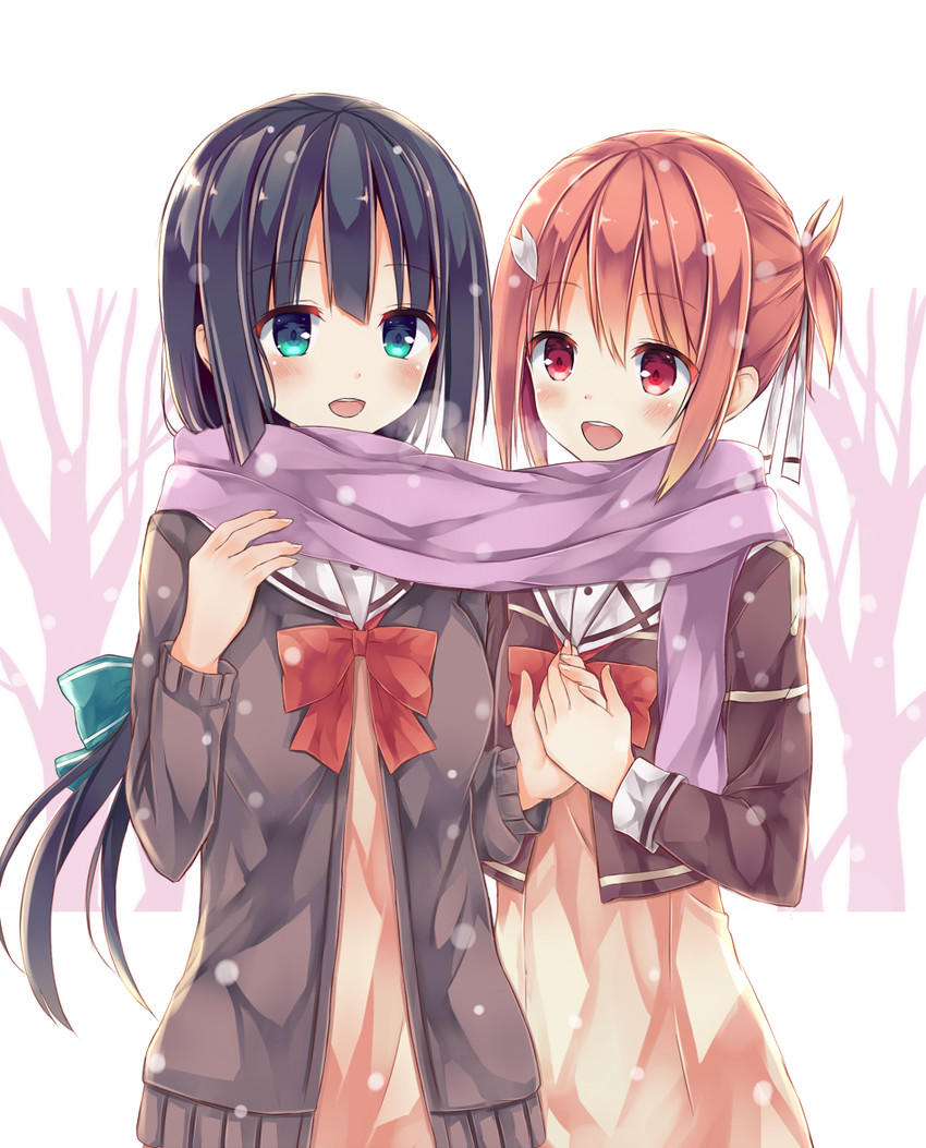 yuuki yuuna and tougou mimori (yuusha de aru and 1 more) drawn by mizumidori