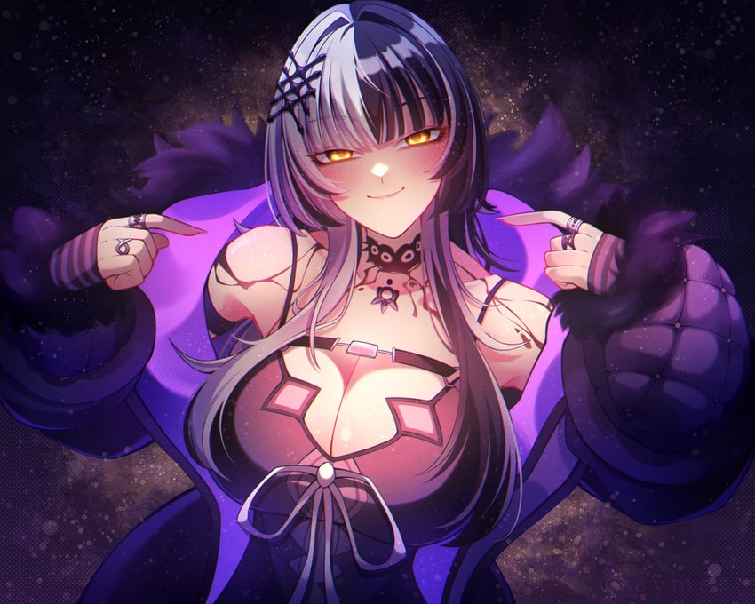 shiori novella (hololive and 1 more) drawn by craymer