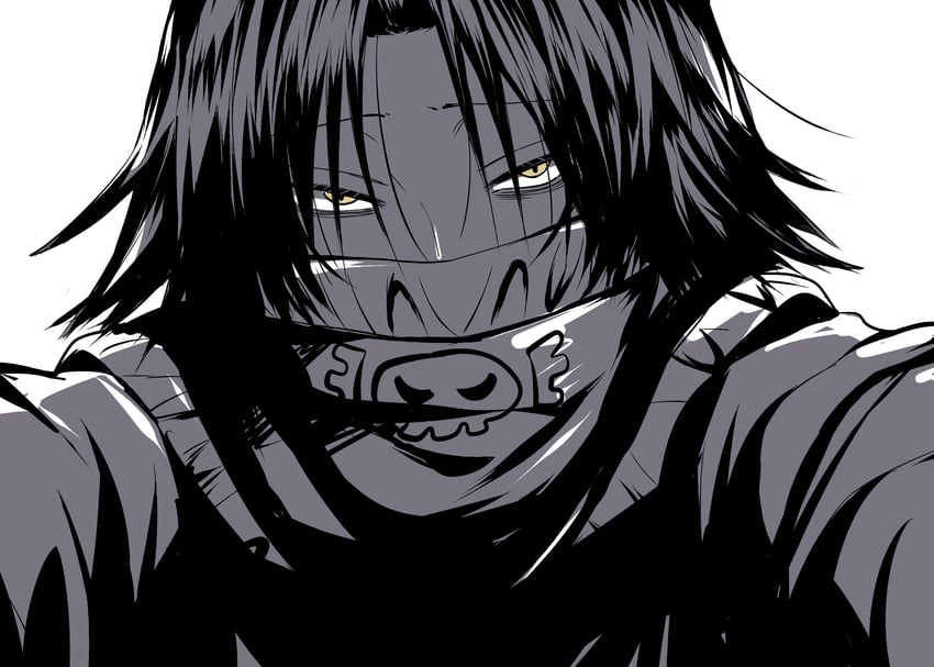 feitan portor (hunter x hunter) drawn by shiroabe