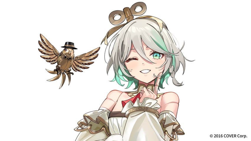 cecilia immergreen (hololive and 1 more) drawn by yomosaka
