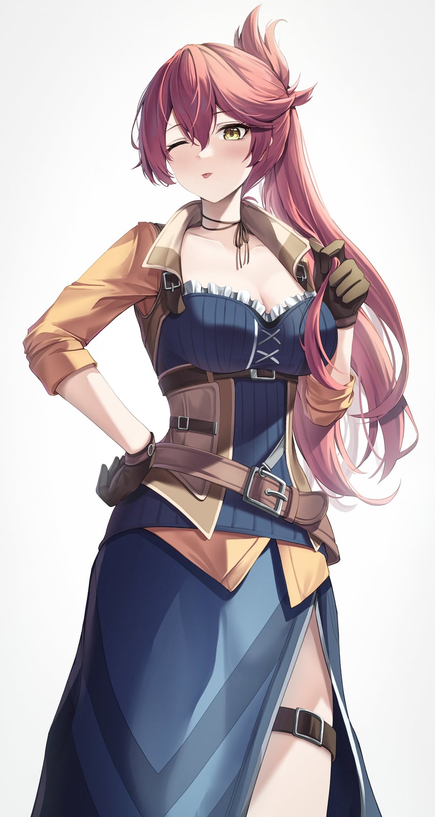 sara valestein (eiyuu densetsu and 2 more) drawn by lancheu