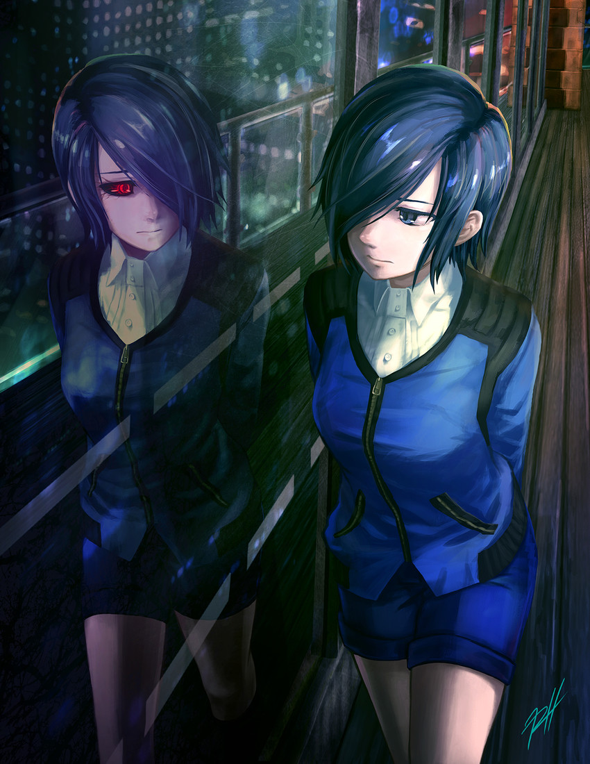 kirishima touka (tokyo ghoul and 1 more) drawn by ranh