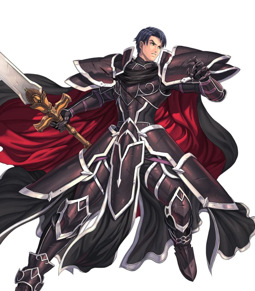 black knight and zelgius (fire emblem and 2 more) drawn by izuka_daisuke