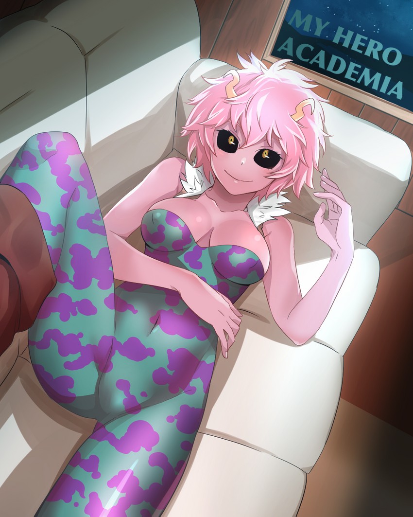 ashido mina (boku no hero academia) drawn by georugu13