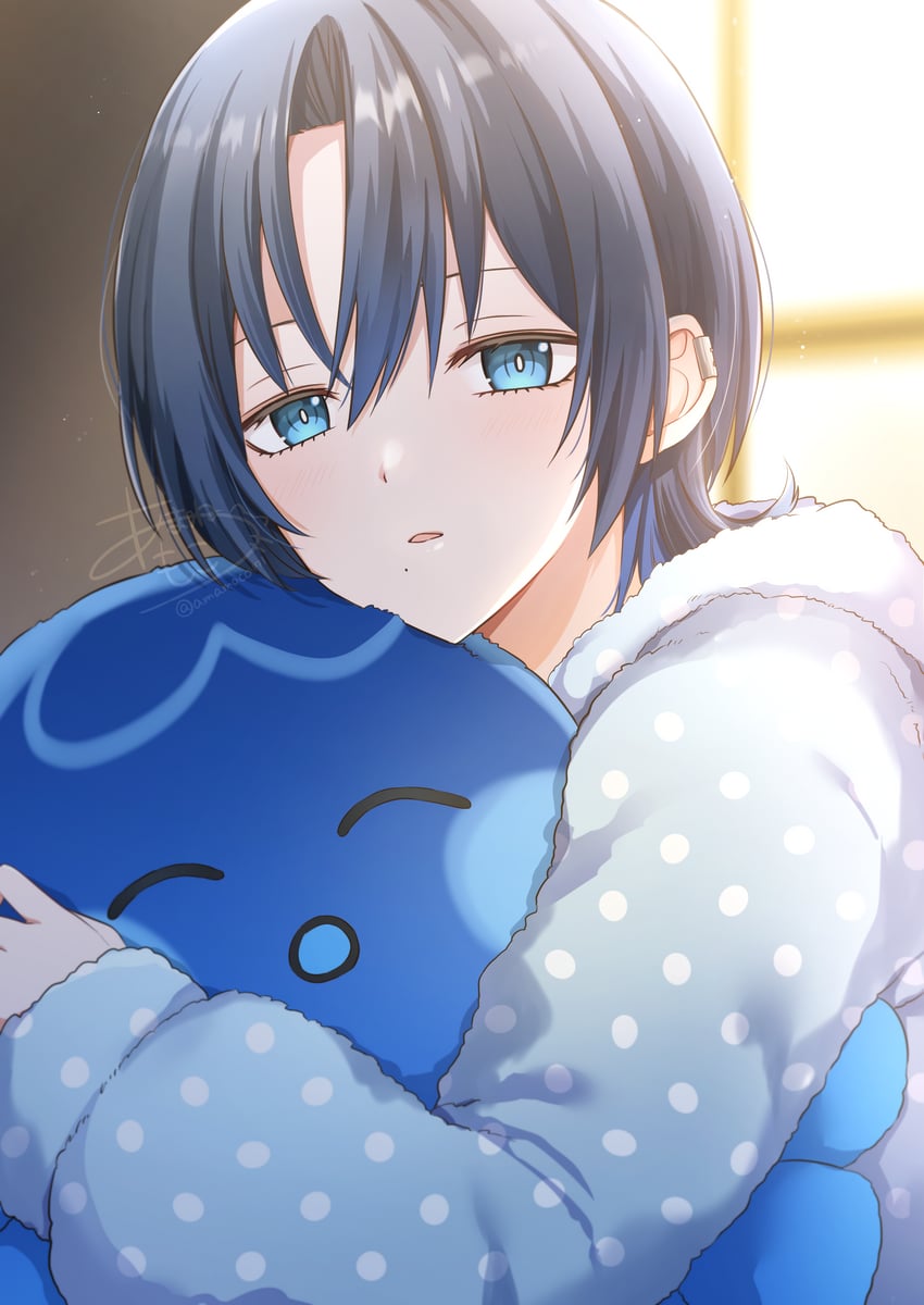 hiodoshi ao (hololive and 1 more) drawn by amamoco171