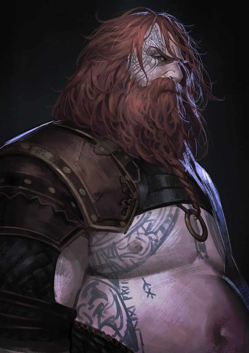 thor (god of war and 1 more) drawn by phamoz