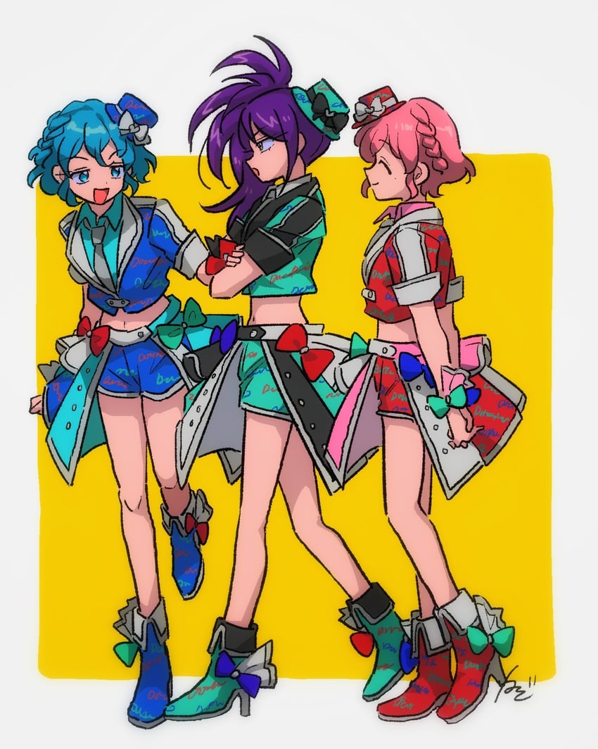reona west, dorothy west, and toudou shion (pretty series and 1 more) drawn by rituyama1