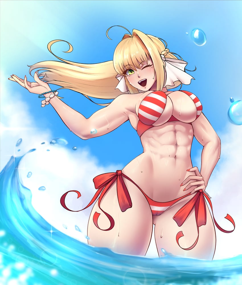 nero claudius (fate and 1 more) drawn by fraankyy