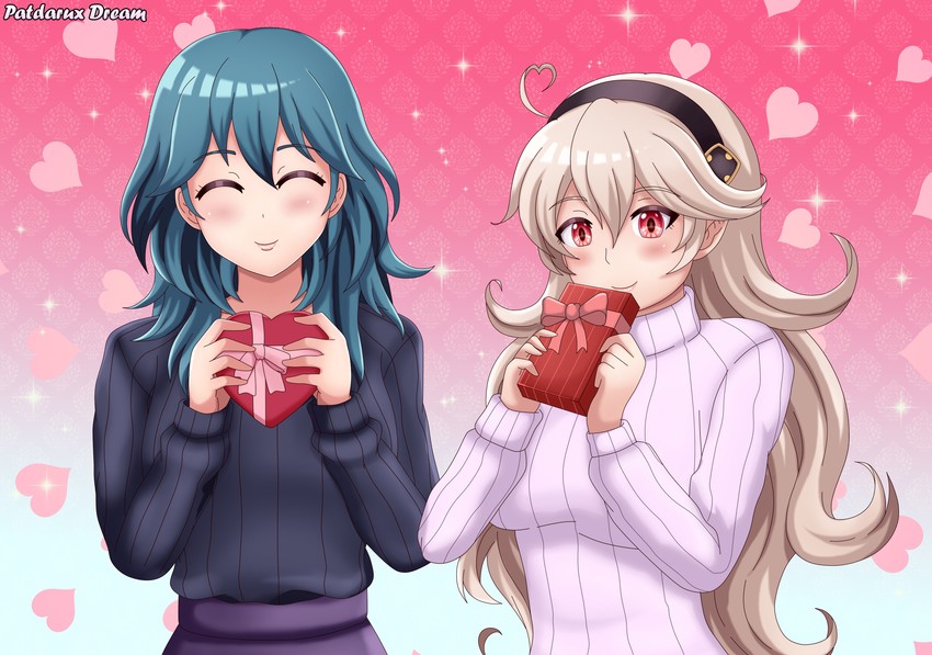 female byleth and female corrin (fire emblem and 2 more) drawn by patdarux