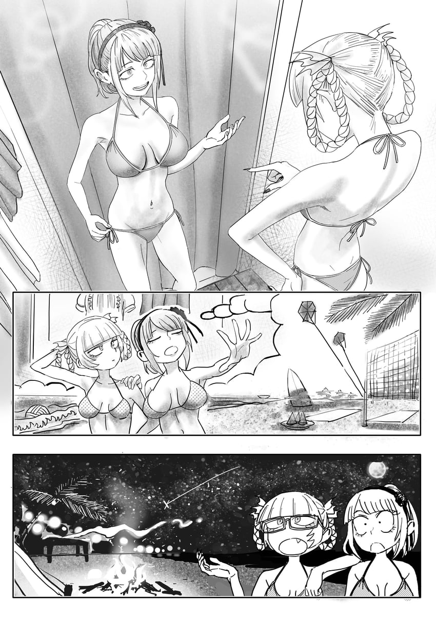 shidare hotaru and nanakusa nazuna (dagashi kashi and 1 more) drawn by reiquant