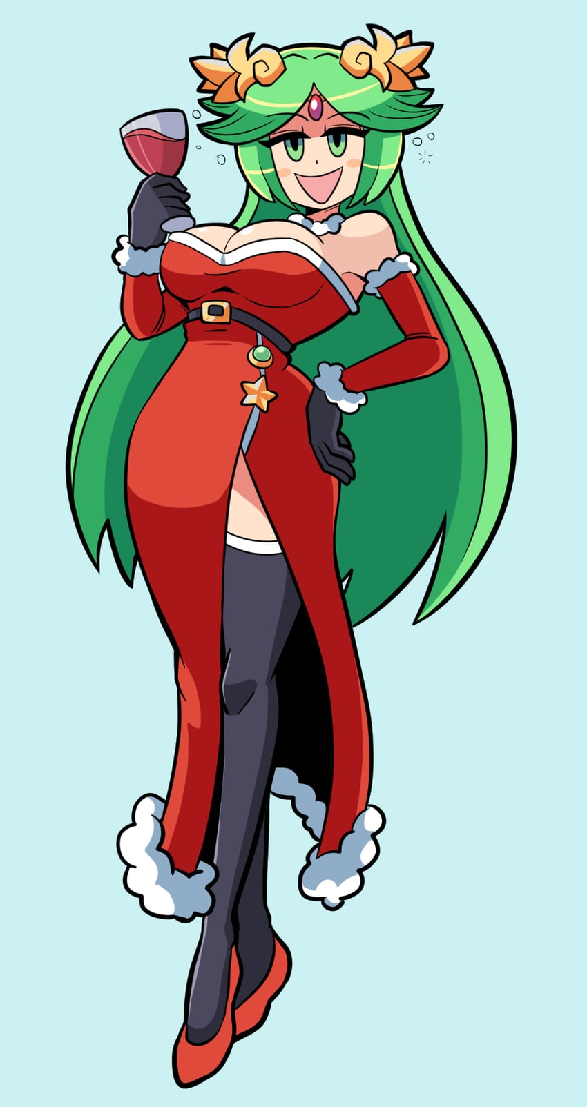 palutena (kid icarus and 1 more) drawn by kevin_arthur