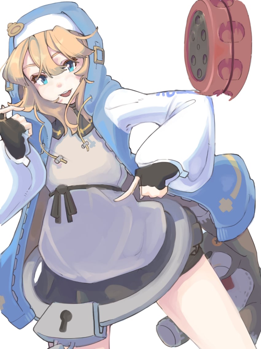 bridget and roger (guilty gear and 1 more) drawn by ooiwa_(irc14786149)