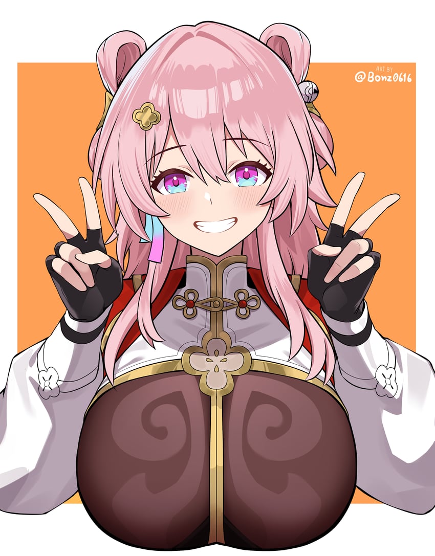 march 7th (honkai and 1 more) drawn by bonz_(bonz0616)