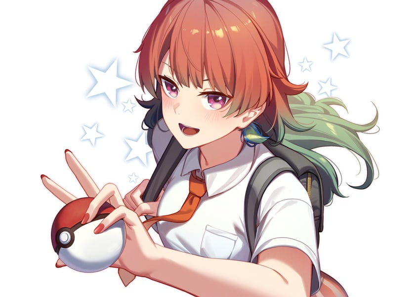 takanashi kiara and nemona (pokemon and 3 more) drawn by resu_desu