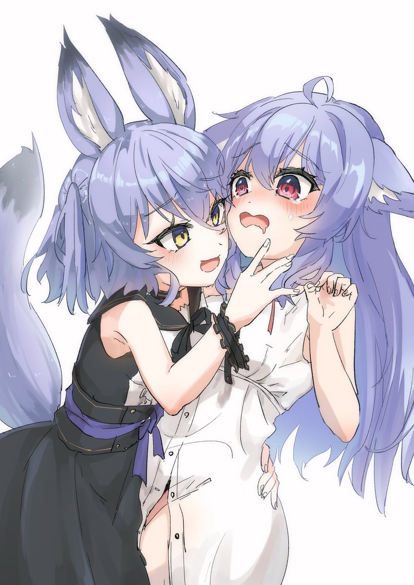 kikyo and yuuko-zoku no onee-chan (vrchat) drawn by hmmmmmmburn