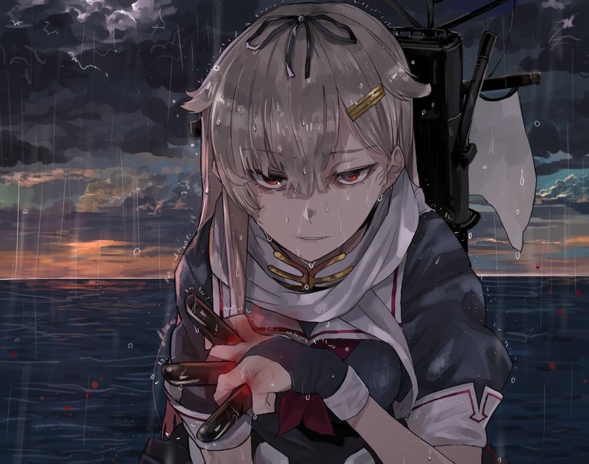 yuudachi and yuudachi kai ni (kantai collection) drawn by wataro_(watawatawatapon)