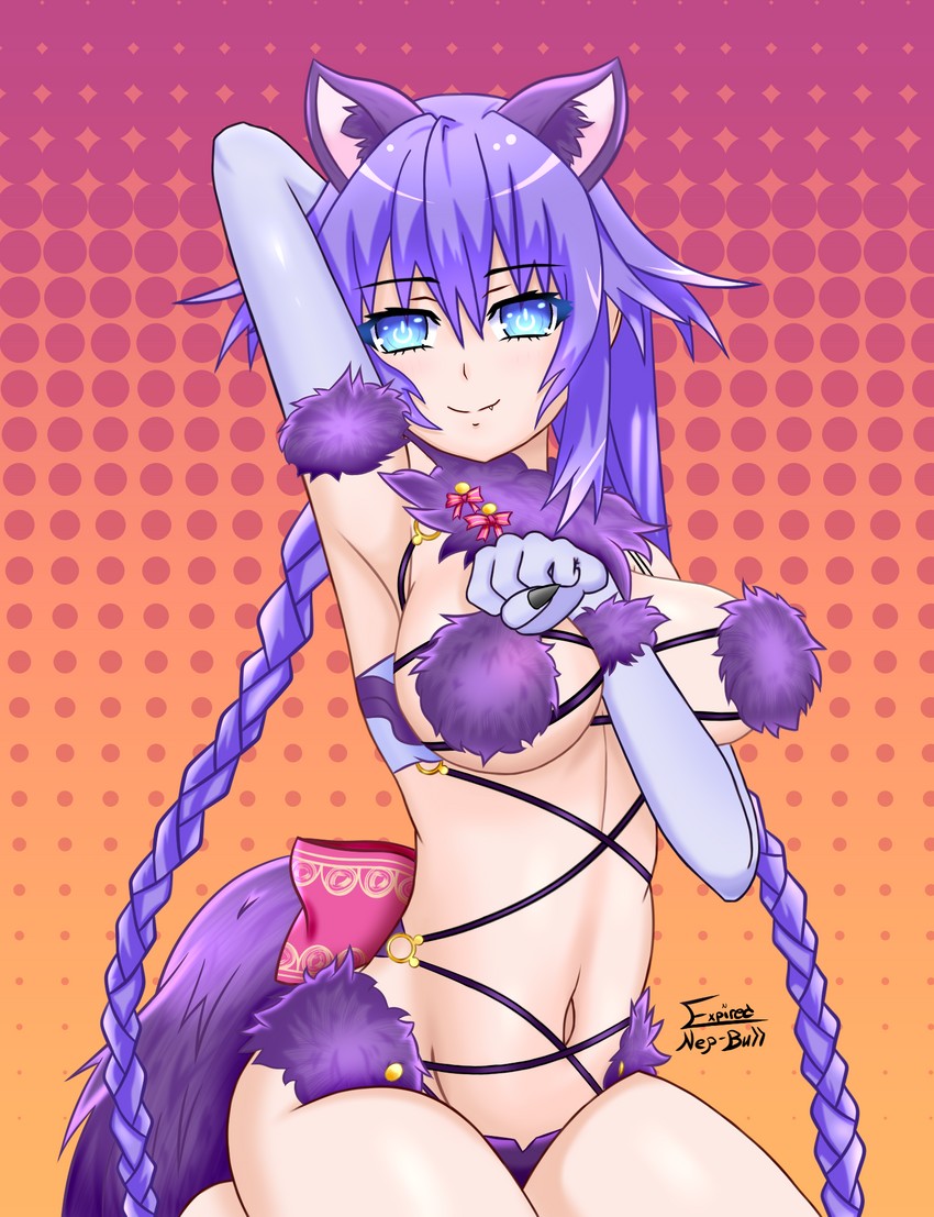 mash kyrielight and purple heart (fate and 3 more) drawn by mak0h
