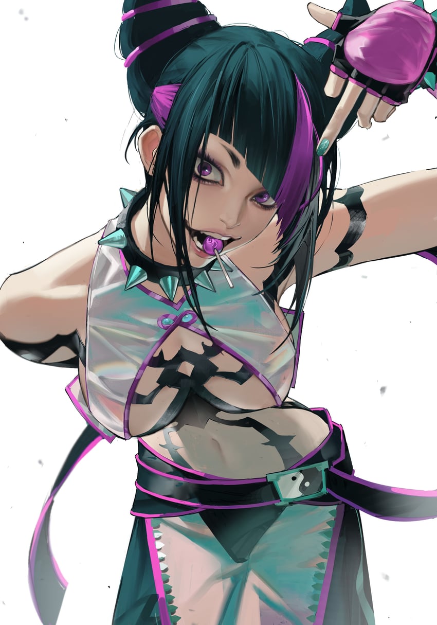 han juri (street fighter and 1 more) drawn by ymy_kui
