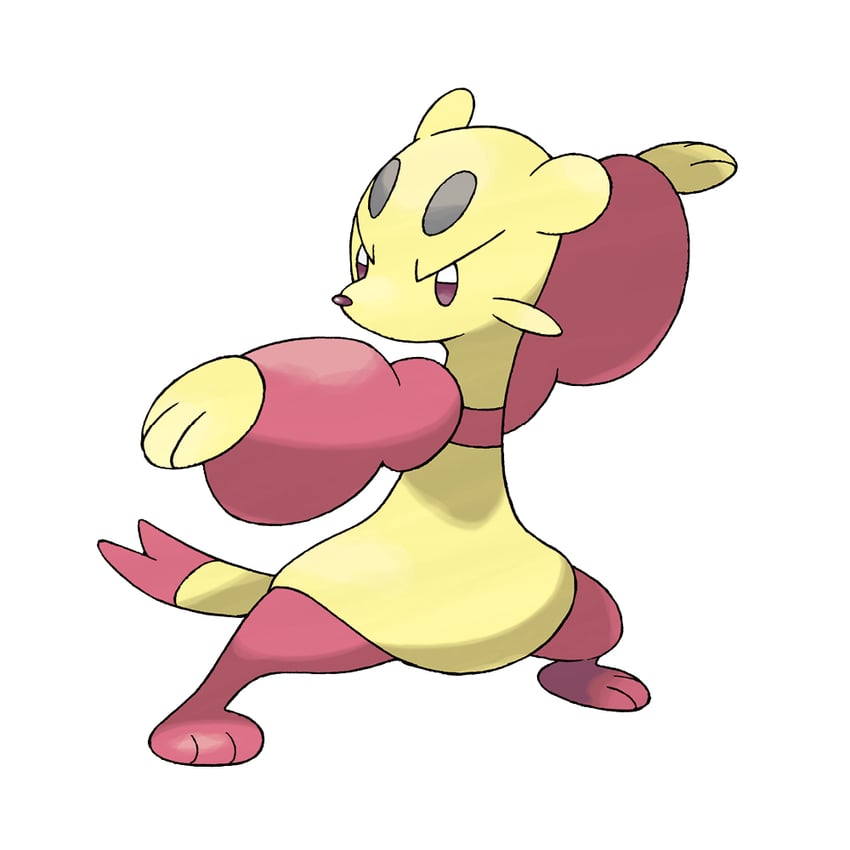 mienfoo (pokemon and 1 more) drawn by sugimori_ken