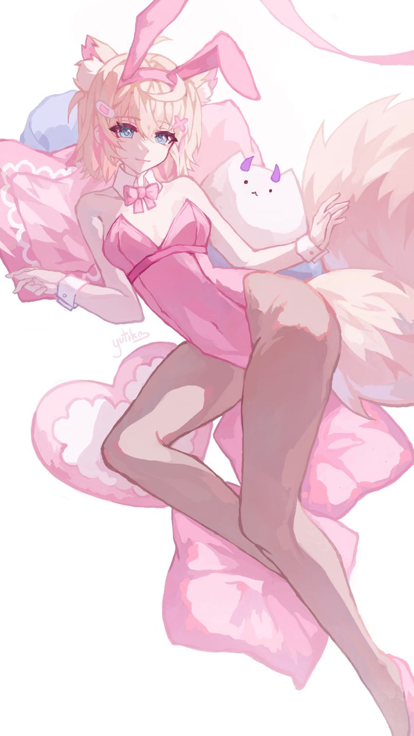 mococo abyssgard and perroccino (hololive and 1 more) drawn by ytyutiktv