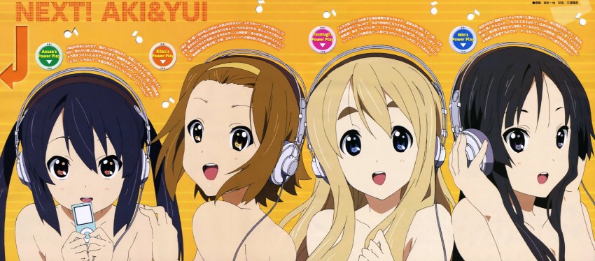 akiyama mio, nakano azusa, tainaka ritsu, and kotobuki tsumugi (k-on!) drawn by sakamoto_kazuya