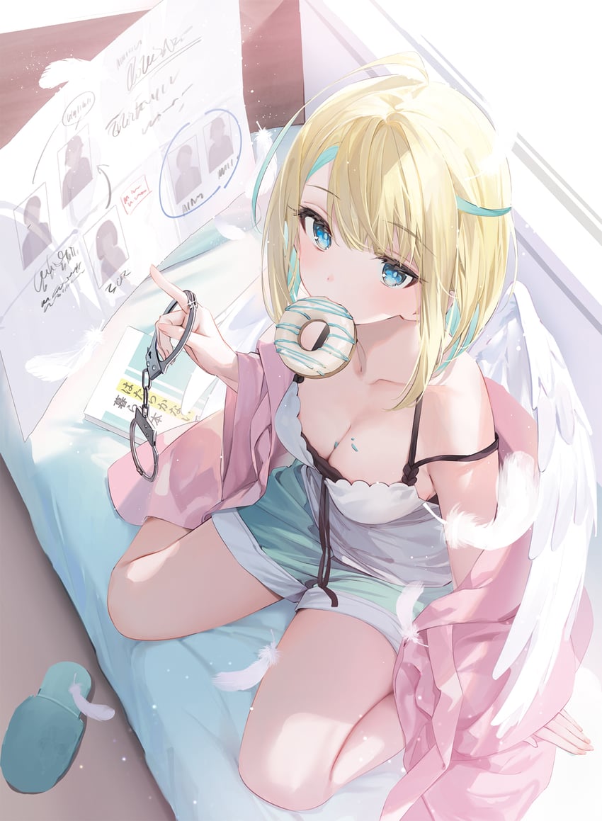 penemee riddle riddle (tonari no heya no da tenshi ni kakushigoto wa tsuujinai) drawn by ouri_(aya_pine)