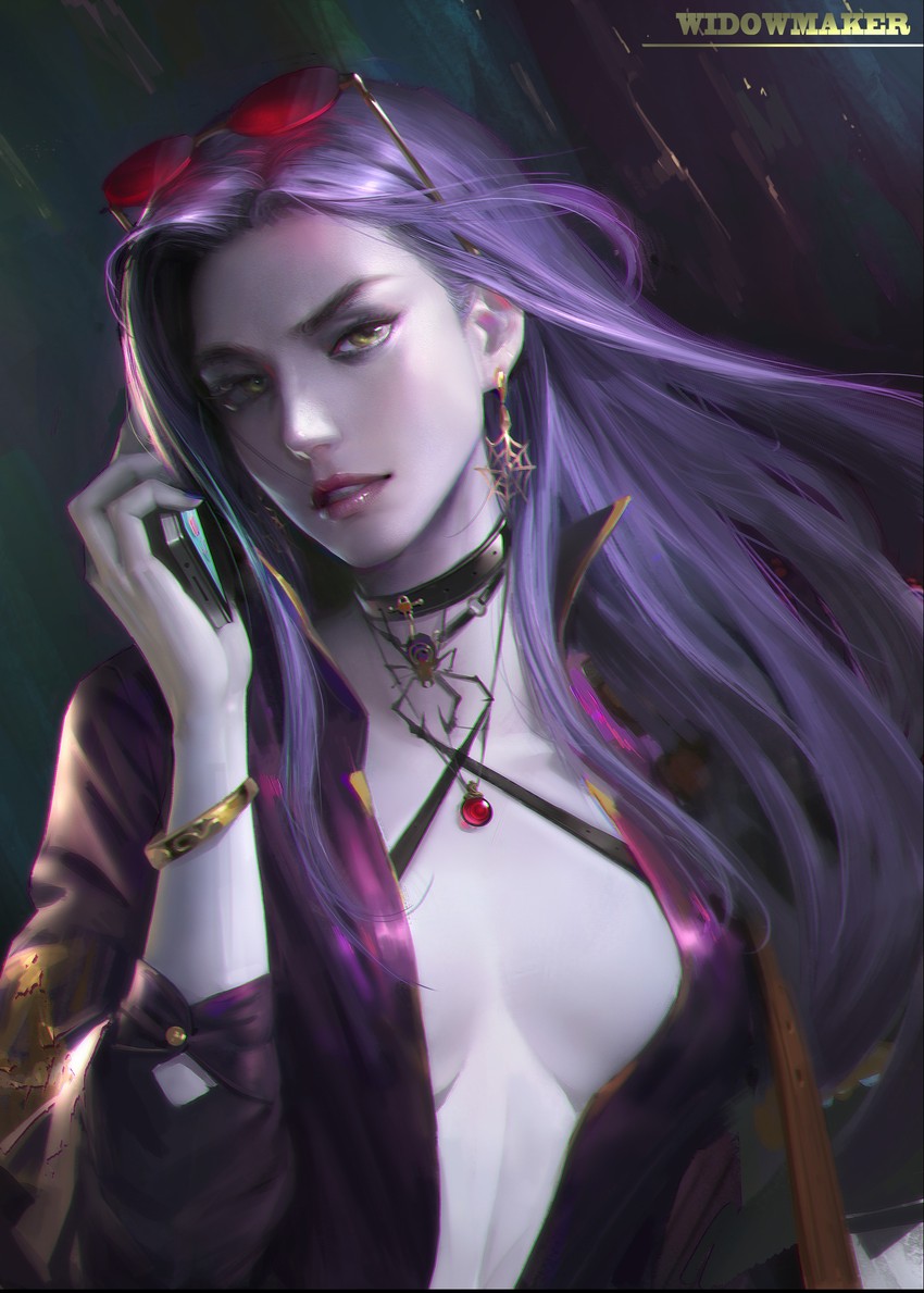 widowmaker (overwatch and 1 more) drawn by yi_sui
