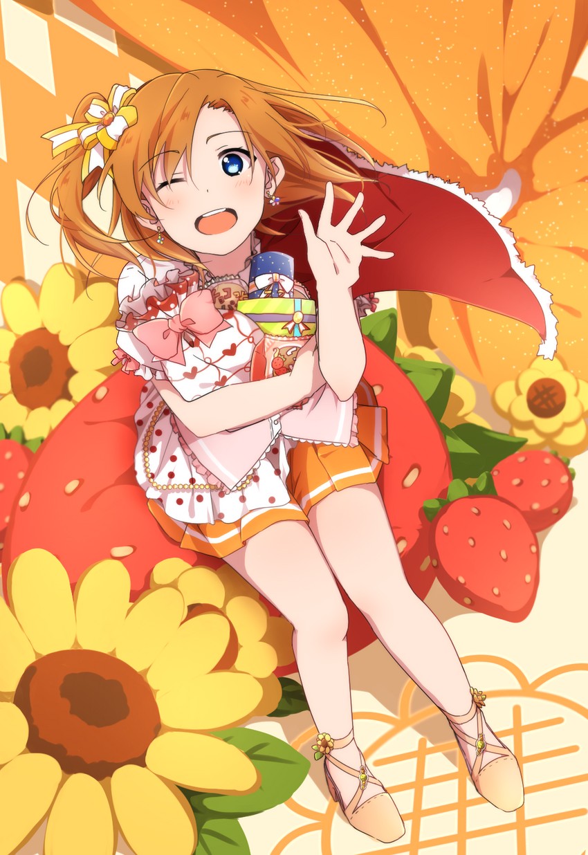 kosaka honoka (love live! and 1 more) drawn by ooda_karashi
