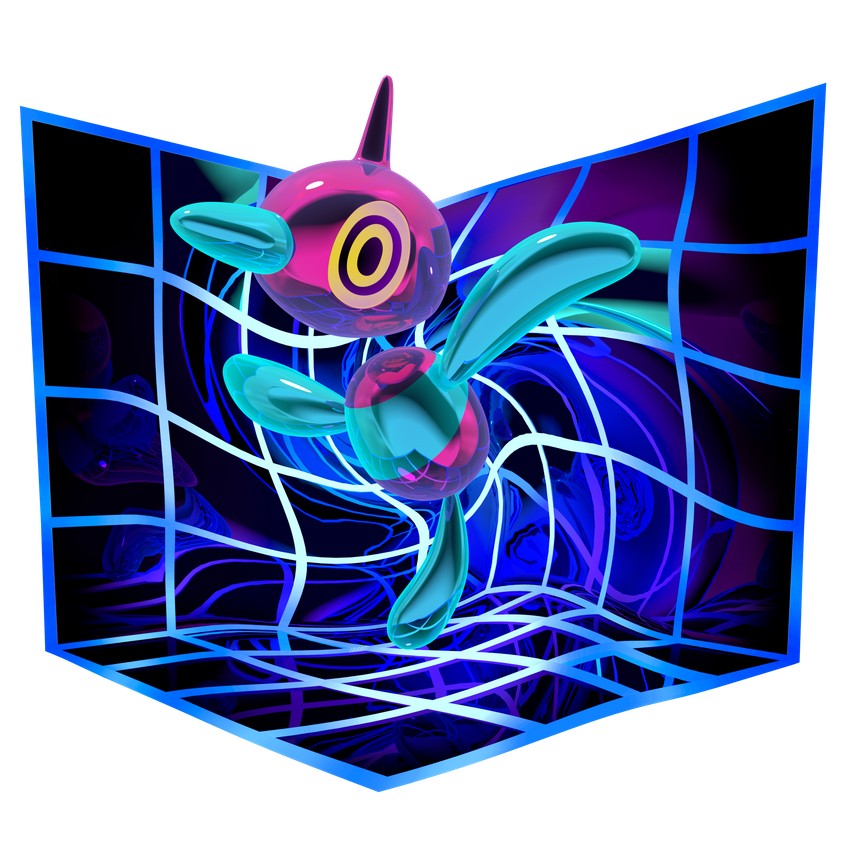 porygon-z (pokemon) drawn by cortoony