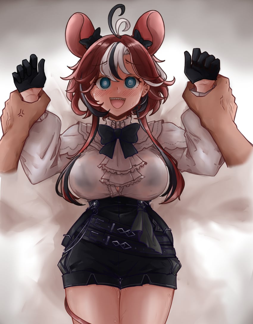 hakos baelz (hololive and 1 more) drawn by orakuru_(oracle_art)