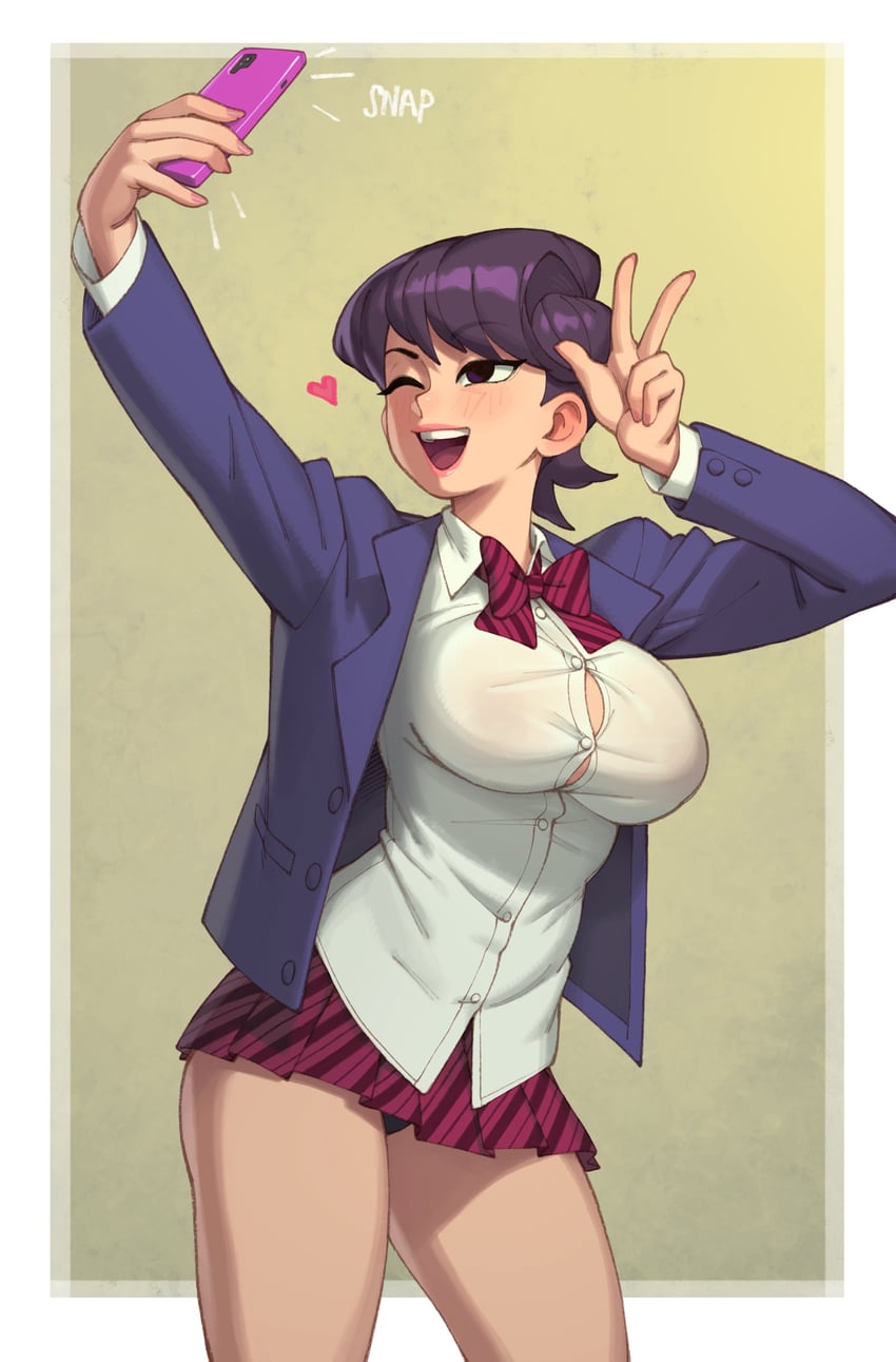 komi shuuko (komi-san wa komyushou desu) drawn by riz