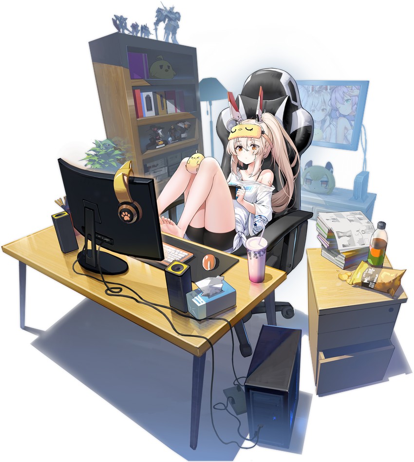 manjuu, ayanami, laffey, and javelin (azur lane) drawn by ootsuki_momiji and riichu