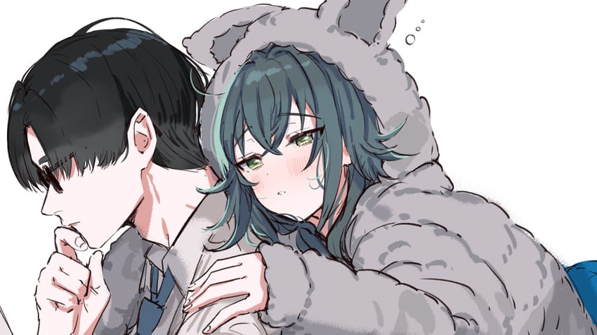 producer and tsukimura temari (idolmaster and 1 more) drawn by kasasagi_(futagodori888)