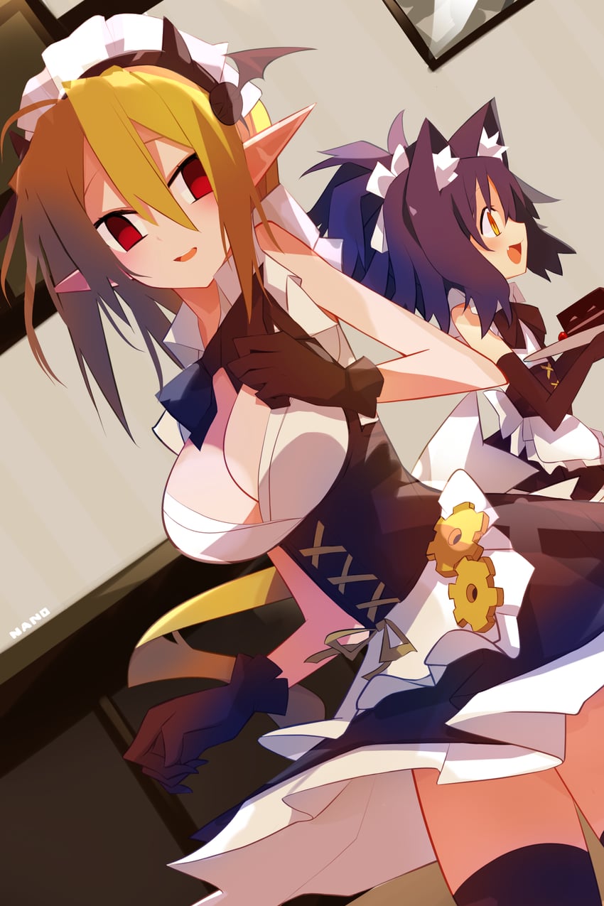 salvatore and rutile (disgaea and 2 more) drawn by nanozenzen
