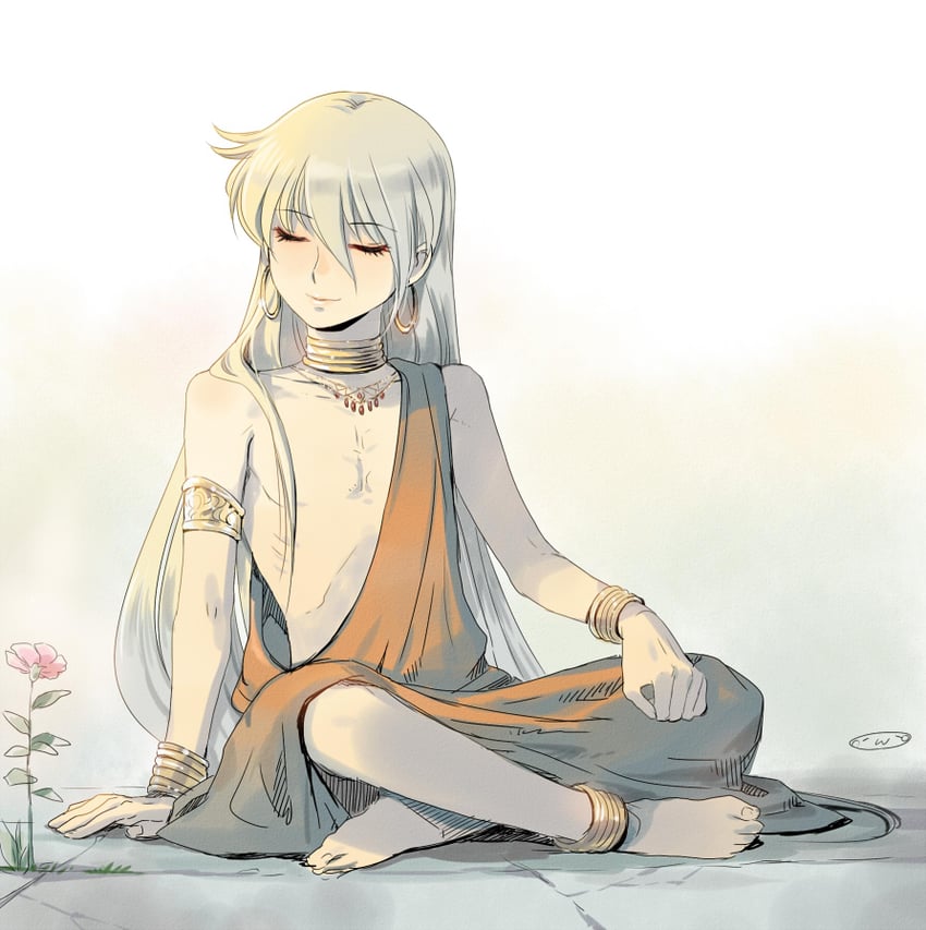 virgo asmita (saint seiya and 1 more) drawn by mizuhara_aki