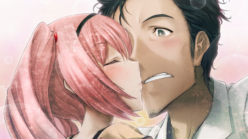 okabe rintarou and akiha rumiho (steins;gate and 1 more) drawn by huke