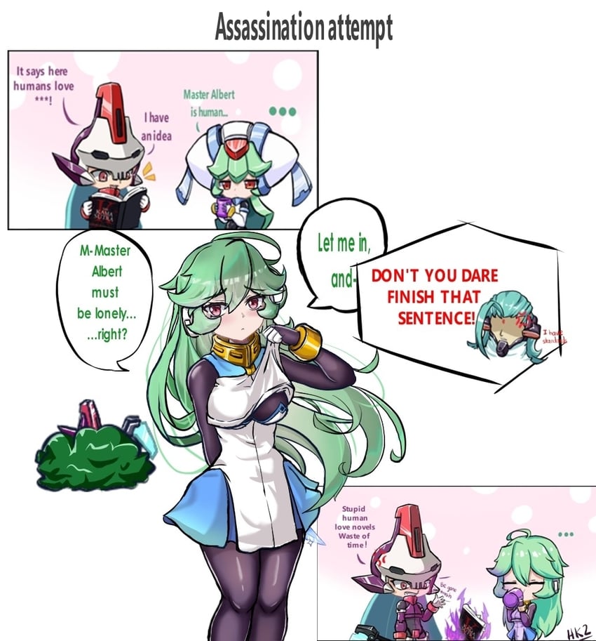 pandora, model w, prometheus, and master albert (mega man and 2 more) drawn by hellkids2
