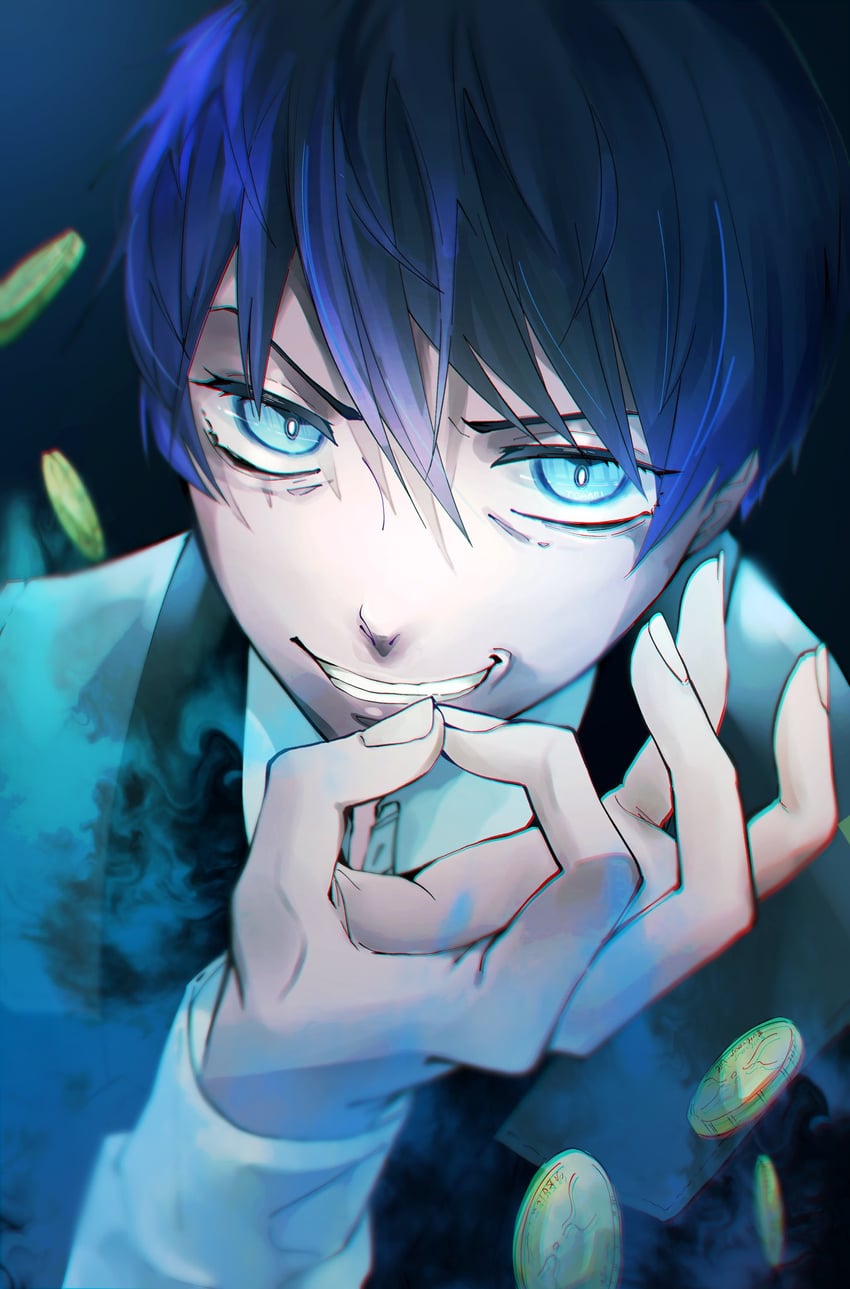kaito and gallerian marlon (vocaloid and 2 more) drawn by tomari_drew