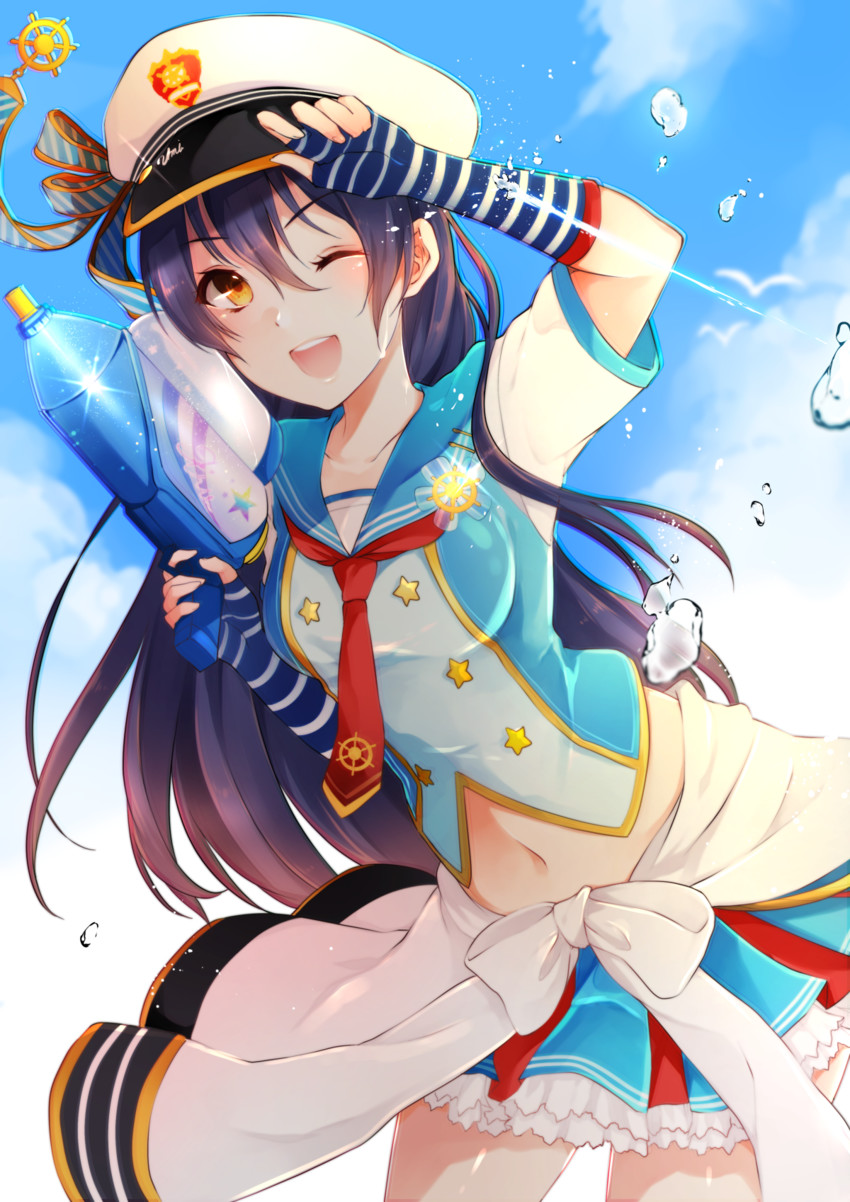 sonoda umi (love live! and 2 more) drawn by akit_(15jamjam)