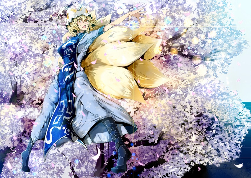 yakumo ran (touhou) drawn by nyuu_(manekin-eko)