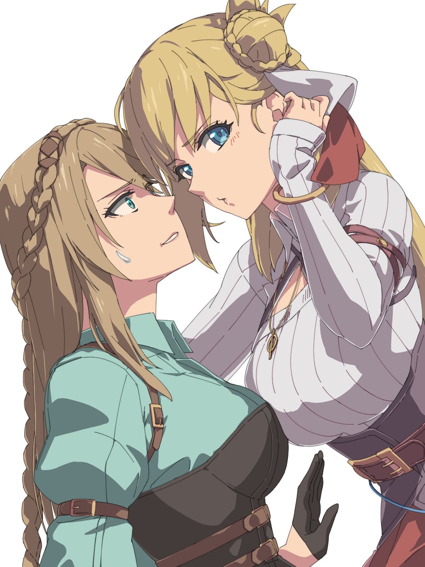 agnes claudel and elaine auclair (eiyuu densetsu and 2 more) drawn by chiharu_(9654784)