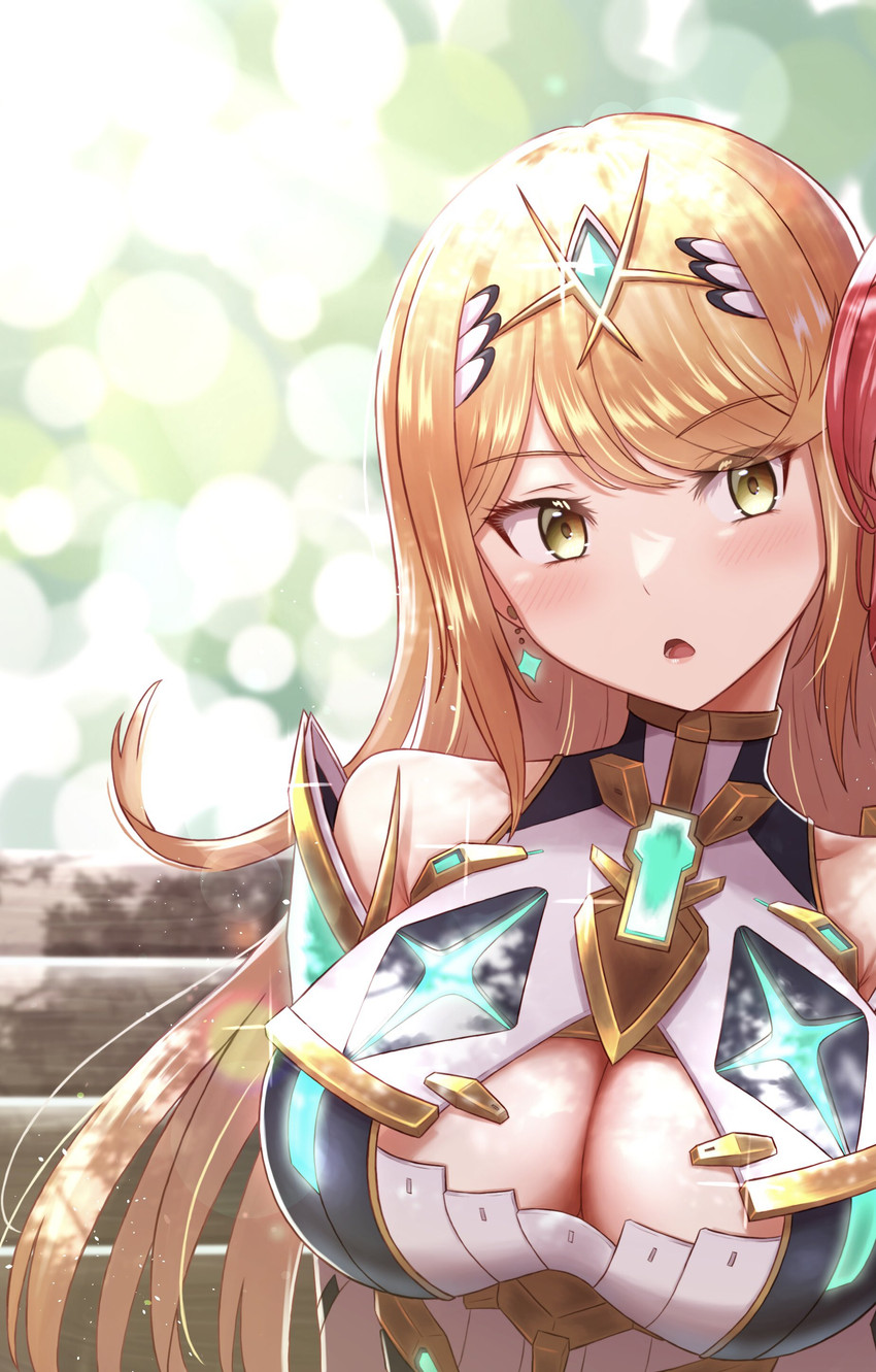 mythra (xenoblade chronicles and 1 more) drawn by taro_(peach_taro51)