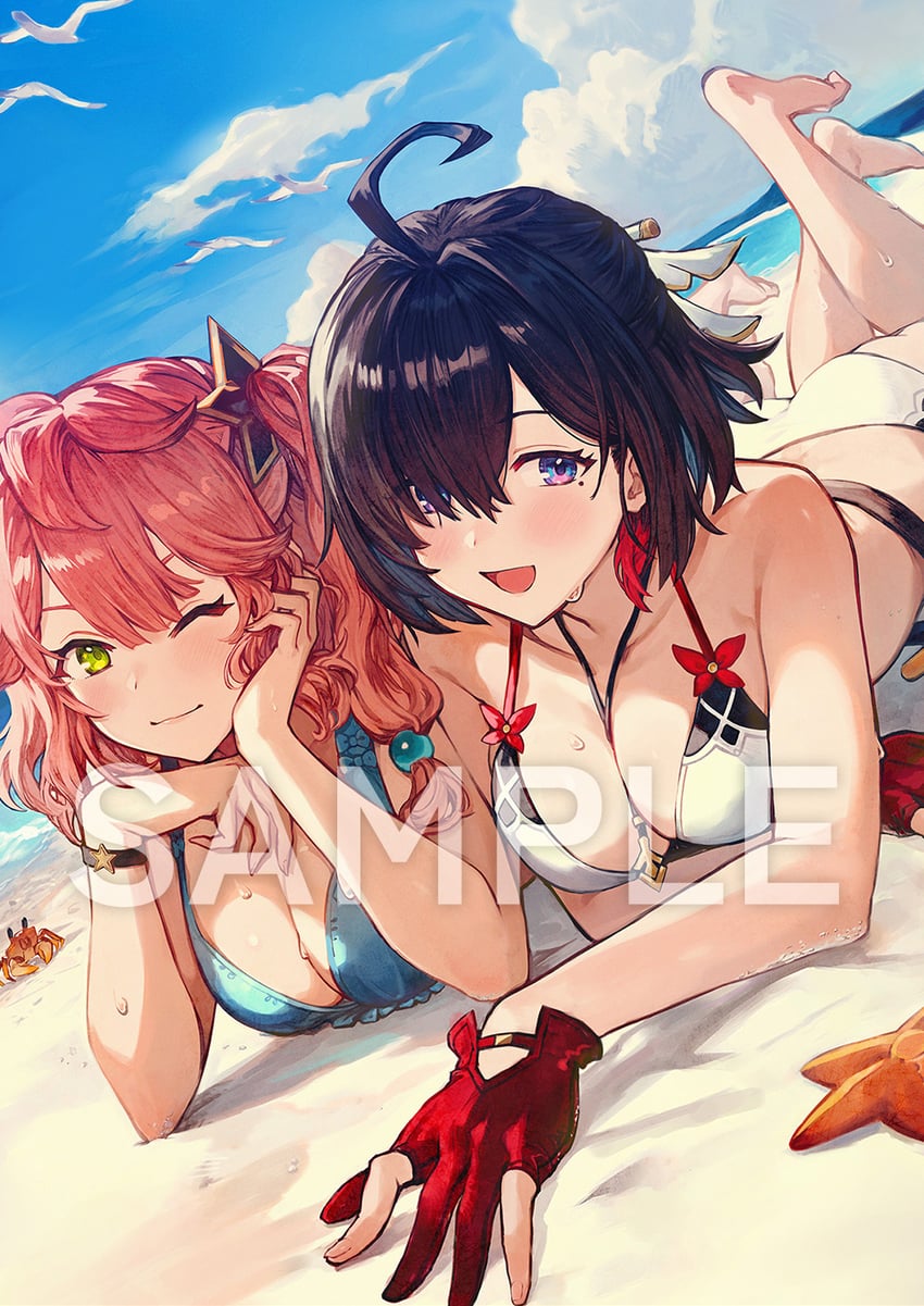 yumia liessfeldt and isla von duerer (atelier and 1 more) drawn by benitama